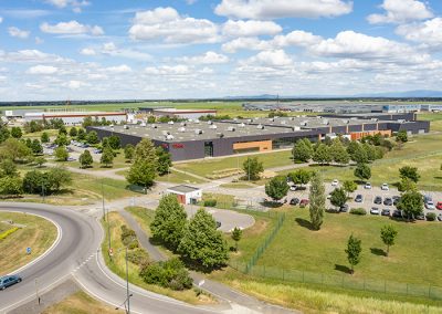 vue sur la zone industrielle
