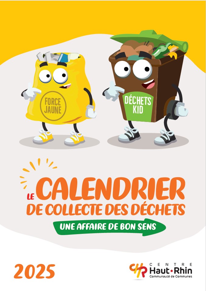 visuel calendrier 2025 affiche calendrier des collectes