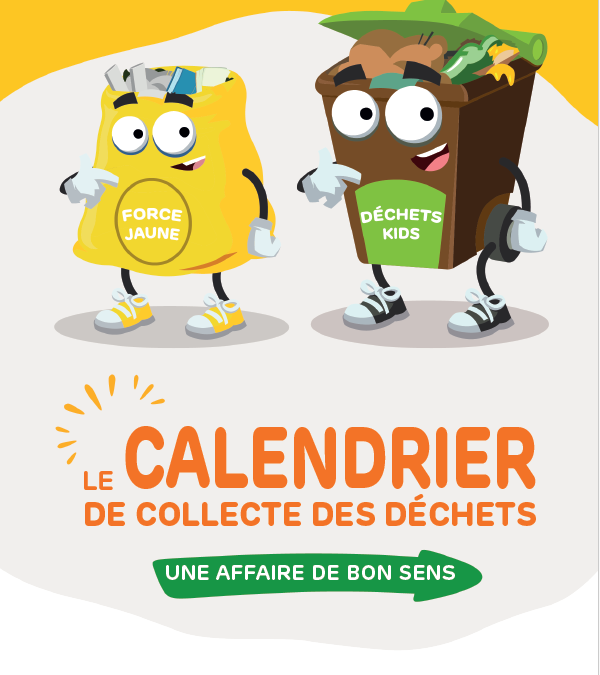 Le calendrier de collecte des déchets 2026